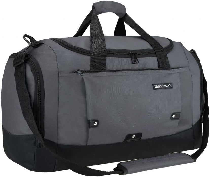 Borderline Travel Holdall 43CM Travel Bag for Luggage Gym Sports, Lightweight Travel Bag, Water Repellent