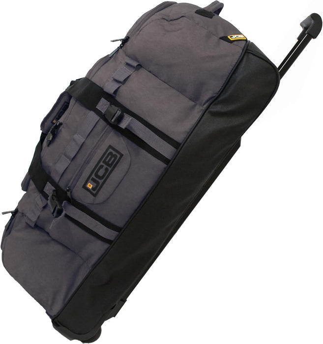 JCB - Duffle Bag - Water-Resistant Pu Base - 1,000 Denier Polyester - Ideal Gym, Travel Or Overnight Bag