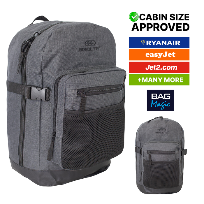 Ryanair Lightweight Cabin Backpack 40x20x25cm - Approved Underseat Rucksack