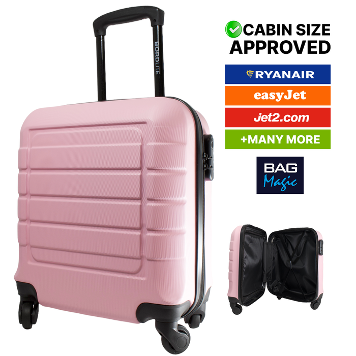 Lightweight ABS Underseat Hard Cabin Suitcase - 45x36x20cm