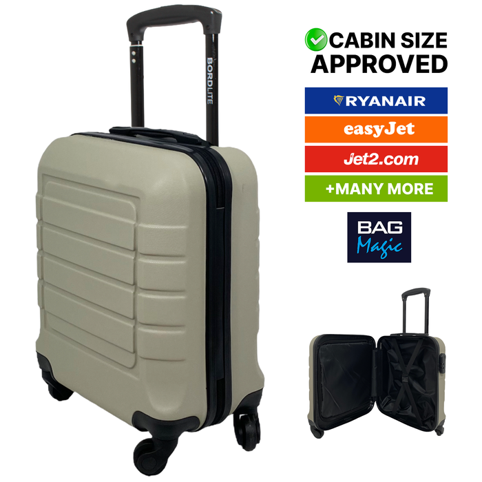 Lightweight ABS Underseat Hard Cabin Suitcase - 45x36x20cm