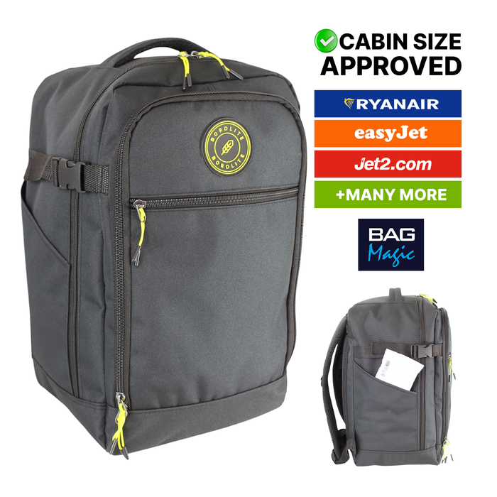 RYANAIR 40x20x25cm Underseat Backpack - Cabin Approved Rucksack - Avoid Fees