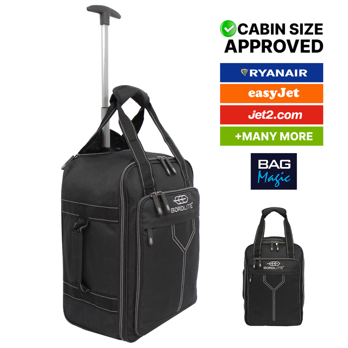 Bordlite Ryanair Approved Cabin Holdall on Wheels, 40x20x25cm, 20L