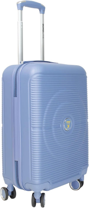 Bordlite Lightweight 8 Wheel Spinner Cabin Suitcase, Durable Hardshell Luggage with Adjustable Trolley Handle, Combination Lock,360° Double-Wheel Stability, Size 24"