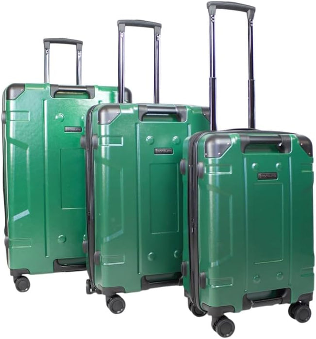 Bordlite 3-Piece ABS Hard Shell Luggage Set, 20", 24" and 28" Suitcases with TSA Locks, Lightweight Expandable Travel Cases with 360° Spinner Wheels