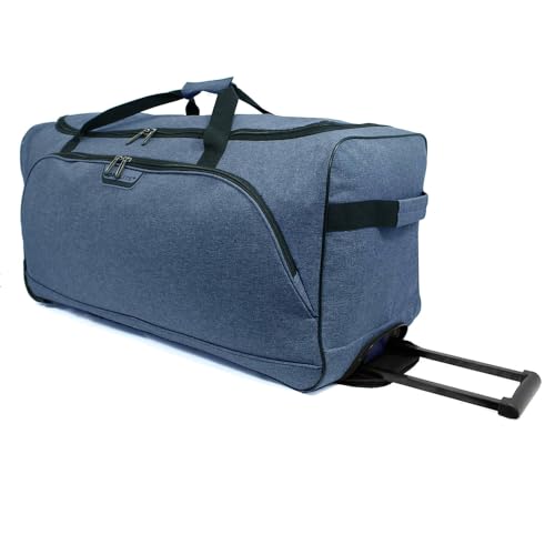 30" Lightweight Luggage Holdall on Wheels, 96L - Navy