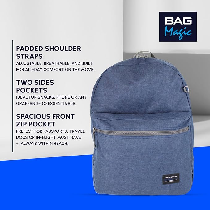 Bordlite 40x30x20cm Underseat Cabin Backpack | Fits Ryanair Free Onboard Bag