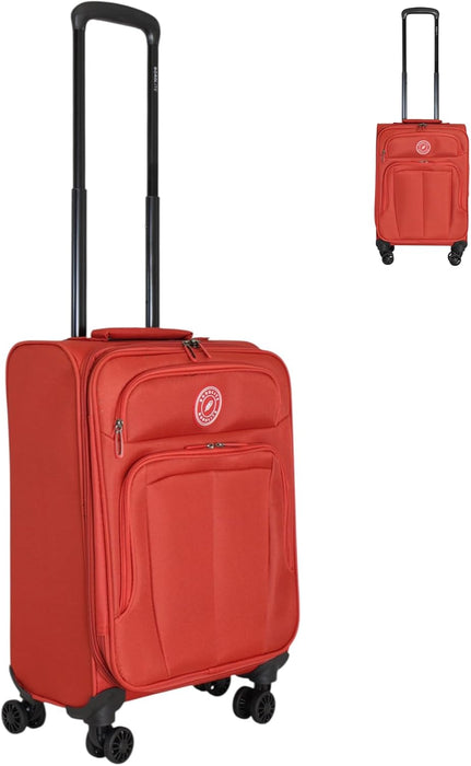 Bordlite Lightweight Expandable Suitcase - Soft Shell Travel Case with 360° Spinner Wheels
