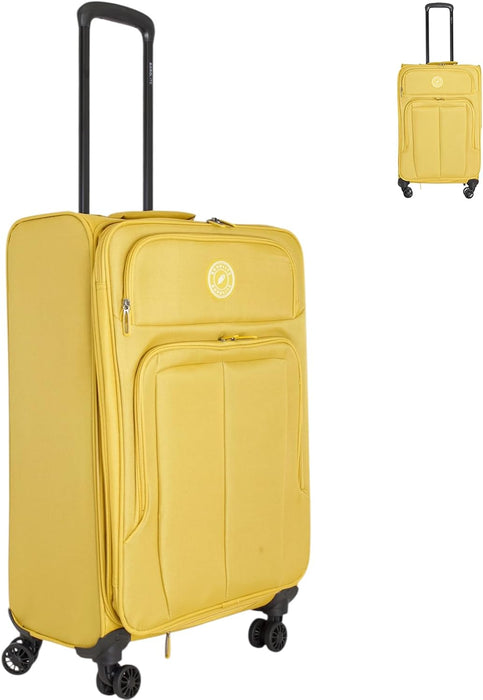 Bordlite Lightweight Expandable Suitcase - Soft Shell Travel Case with 360° Spinner Wheels