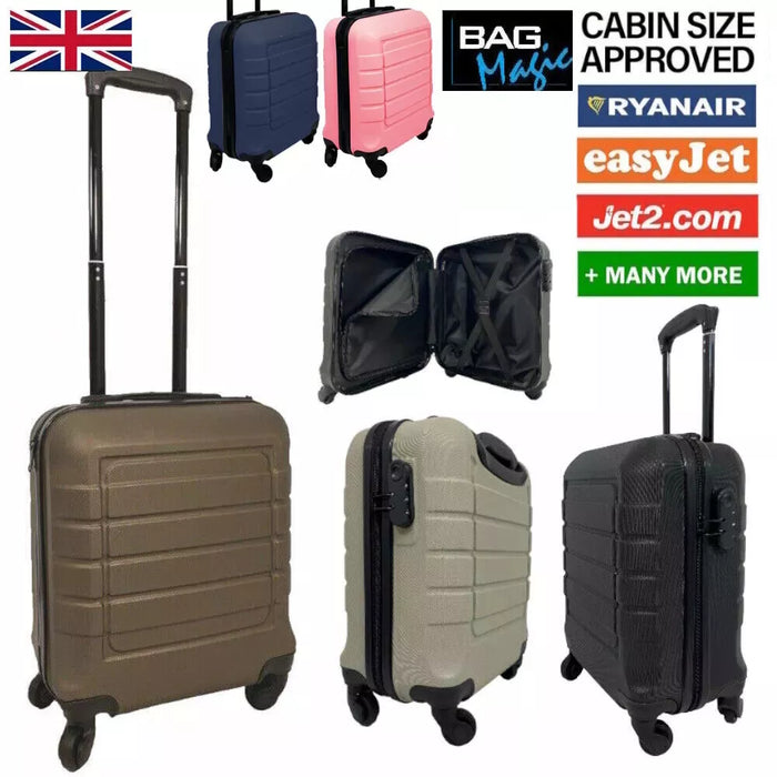 Lightweight ABS Underseat Hard Cabin Suitcase - 45x36x20cm