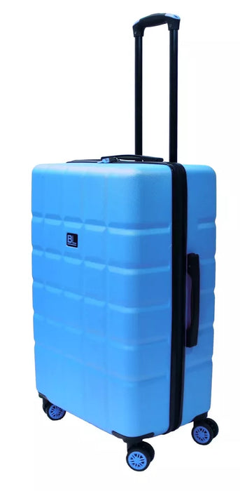 Bordlite Lightweight Hard Shell ABS Suitcase +  360° Easy-Spinner Wheels