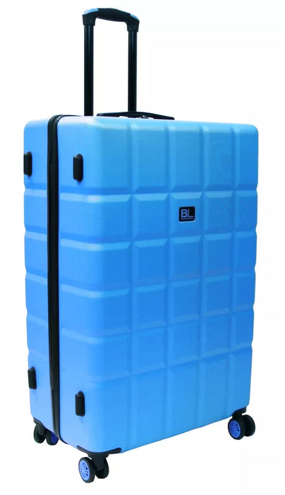 Bordlite Lightweight Hard Shell ABS Suitcase +  360° Easy-Spinner Wheels