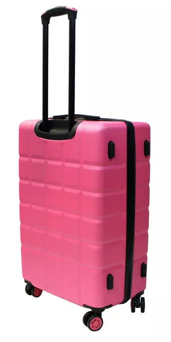 Bordlite Lightweight Hard Shell ABS Suitcase +  360° Easy-Spinner Wheels