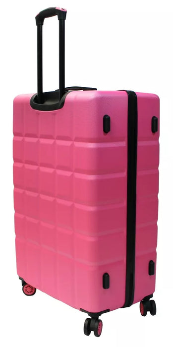 Bordlite Lightweight Hard Shell ABS Suitcase +  360° Easy-Spinner Wheels