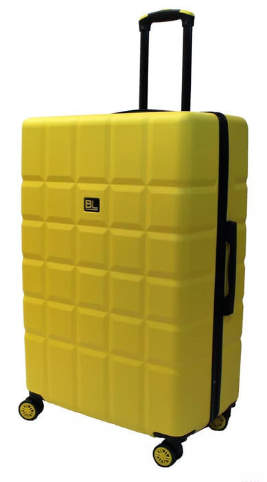Bordlite Lightweight Hard Shell ABS Suitcase +  360° Easy-Spinner Wheels