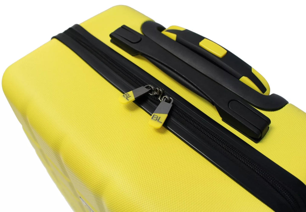 Bordlite Lightweight Hard Shell ABS Suitcase +  360° Easy-Spinner Wheels