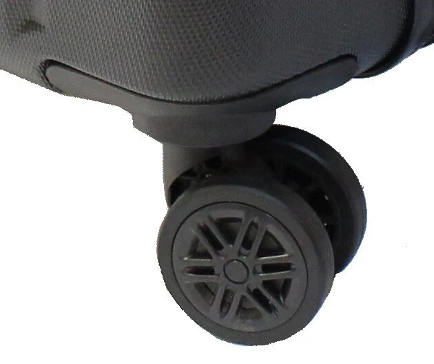 Bordlite Lightweight Hard Shell ABS Suitcase +  360° Easy-Spinner Wheels