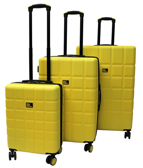 Bordlite Lightweight Hard Shell ABS Suitcase +  360° Easy-Spinner Wheels
