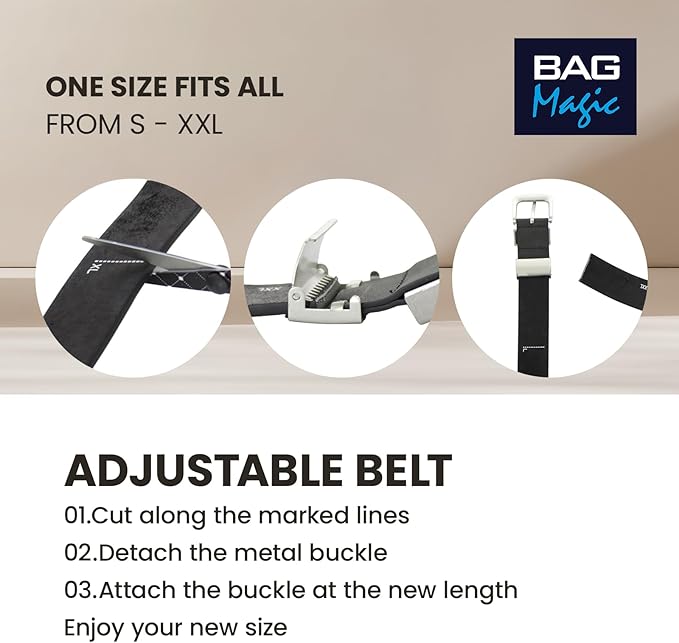 Guinness Official Men’s Gift Set – Leather Wallet, Key Fob & Adjustable Belt with Water-Resistant Drawstring Bag | RFID Blocking Genuine Leather | Premium Licensed Guinness Merchandise