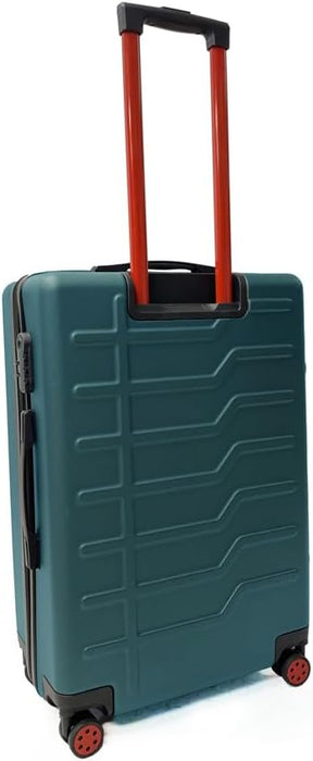 Premium Hard Shell ABS Suitcase with 360-Degree Spinning Wheels - Durable and Stylish Luggage for Travel - Available in Charcoal, Black, Blue & White