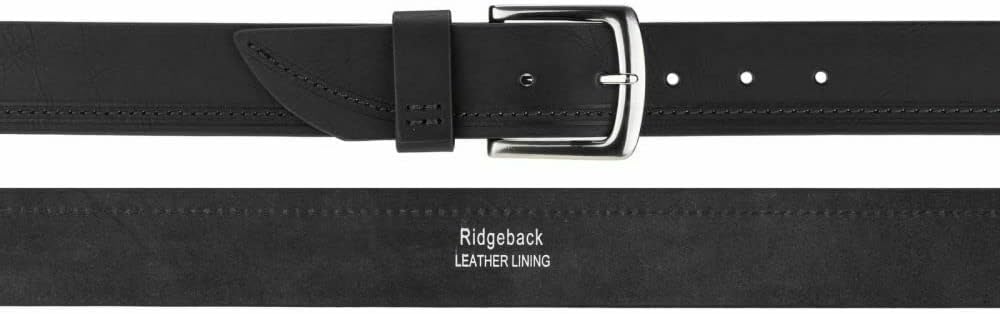 Ridgeback - Mens Leather Lined Casual Belt Double Strip Design