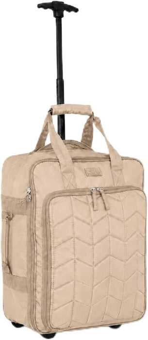 Bordlite EasyJet Underseat Cabin Bag 45x36x20cm - Wheeled Travel Holdall with Trolley Handle - Lightweight Polyester Soft Shell Carry On Luggage