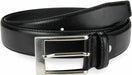 Ridgeback - Mens Suit Leather Lined Belt | Genuine Leather Lined Metal Buckle (XL)