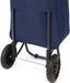 Lightweight Wheeled Shopping Trolley - Push Cart Luggage Bag with Wheels Easy Rolling Foldable Frame