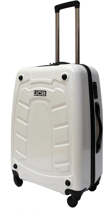 JCB - Loadall Hard Shell Suitcase - Built-in TSA Suitcase Locks, 360 Degree Spinner Wheels - Made with ABS Polycarbonate Hard Shell - Flight Case - Luggage Bags for Travel