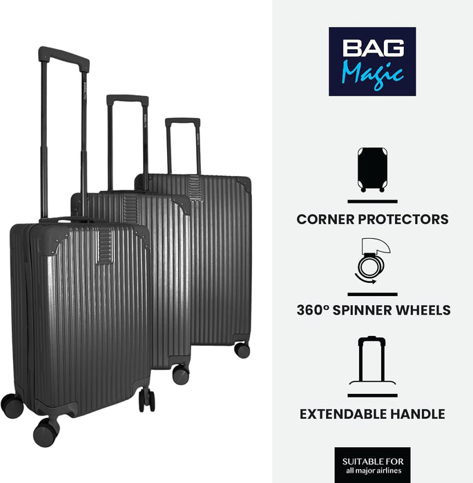 Bordlite Premium ABS Suitcases – Lightweight, Durable & Effortless 360° Spinner Wheels