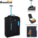 IN Travel - Soft Sided Cabin Approved Hand Luggage Suitcase - Extendable Handle Dual Wheel Multi Pocket Travel Bag 50 x 20 x 35-44L