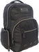 JCB - Black Workmen’s Multi Pocket Backpack Rucksack - Padded 900D Polyester Travel Backpack For Men - 25L