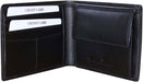 Ridgeback Genuine Leather Wallet for Men - Excellent as Travel Credit Card Case/Wallets/Protector- Black (Wallet 30) (Black)