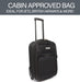 JCB Extra Large Lightweight Suitcase Luggage Cabin Trolley Bag Case Telescopic - Black