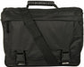 Borderline - 15.6" Black Laptop Bag Adjustable Strap Notebook Crossbody Bag | 18L