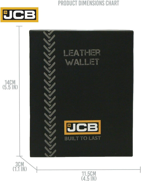 JCB - Classic Leather Wallet with RFID Protection Technology