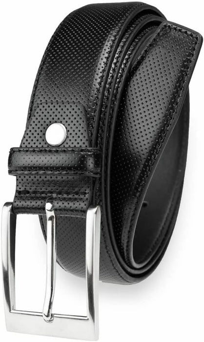 Ridgeback - Mens Suit Leather Lined Belt | Genuine Leather Lined Metal Buckle (XL)