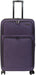 Bordlite Lightweight 4 Wheel Purple Suitcase Soft Luggage Travel Cabin Bag, Easy Roll Suitcase - Purple