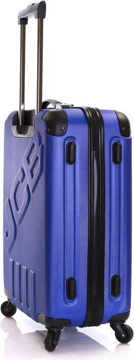 JCB - JCB Suitcases ABS Hard Shell Suitcase Travel Case Hard Luggage Set UK - 24" - Blue