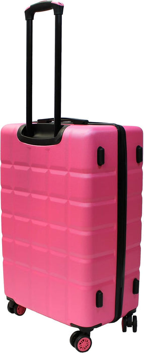 Colourful Lightweight Hard Shell ABS Suitcase 360 Degree Spinning Wheels - Quality Luggage