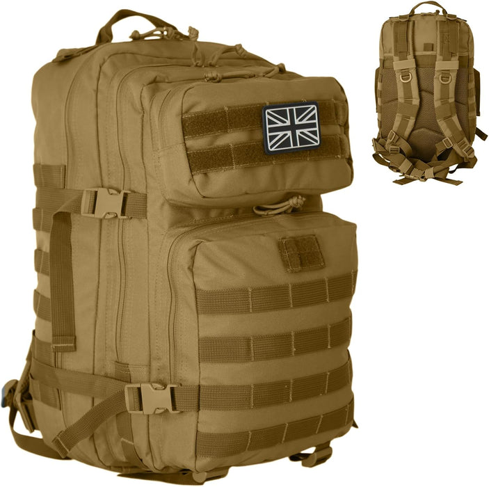 21L Military Tactical Backpack – Durable MOLLE Rucksack with Multi-Pocket Storage