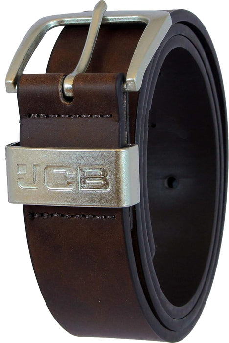 JCB - Mens Leather Modern Designer Belt - Genuine Leather Stylish Belts