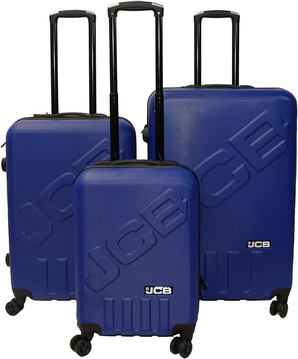 JCB - Lightweight Hard Shell Suitcase - 360 Degree Spinner Wheels - Made with ABS Polycarbonate Hard Shell - Flight Case - Luggage Bags for Travel