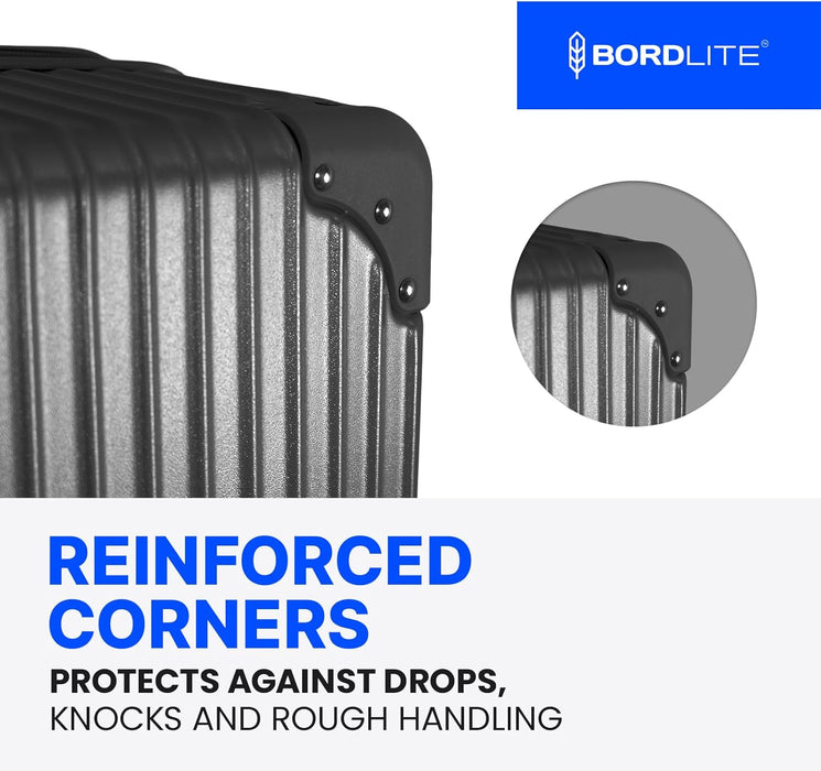 Bordlite Premium ABS Suitcases – Lightweight, Durable & Effortless 360° Spinner Wheels