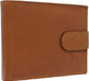 Ridgeback - Button Close Leather Wallet Card Holder Id Wallet | Genuine Leather Note Wallet