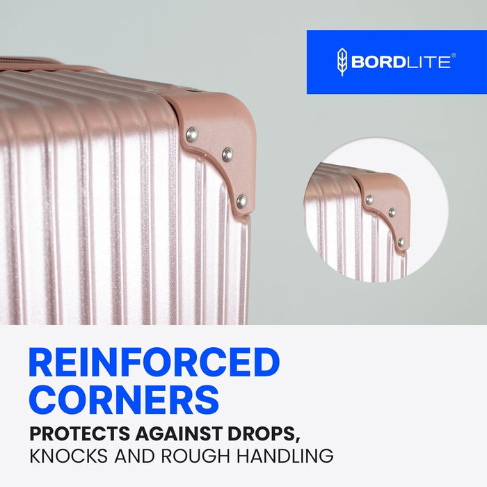 Bordlite Premium ABS Suitcases – Lightweight, Durable & Effortless 360° Spinner Wheels