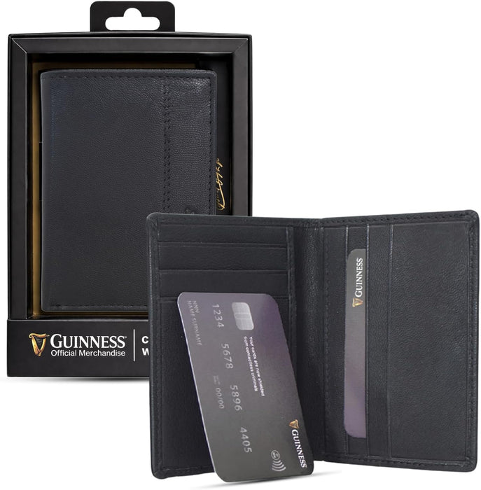 Guinness Official Men’s Genuine Leather RFID Blocking Wallets & Gift Sets