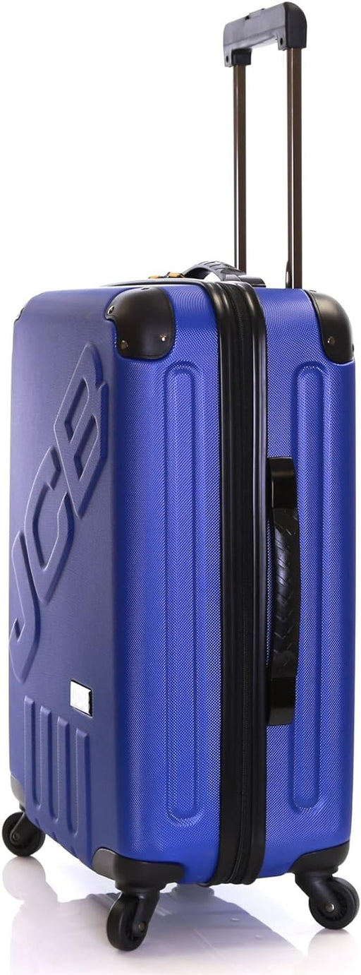 JCB - JCB Suitcases ABS Hard Shell Suitcase Travel Case Hard Luggage Set UK - 24" - Blue