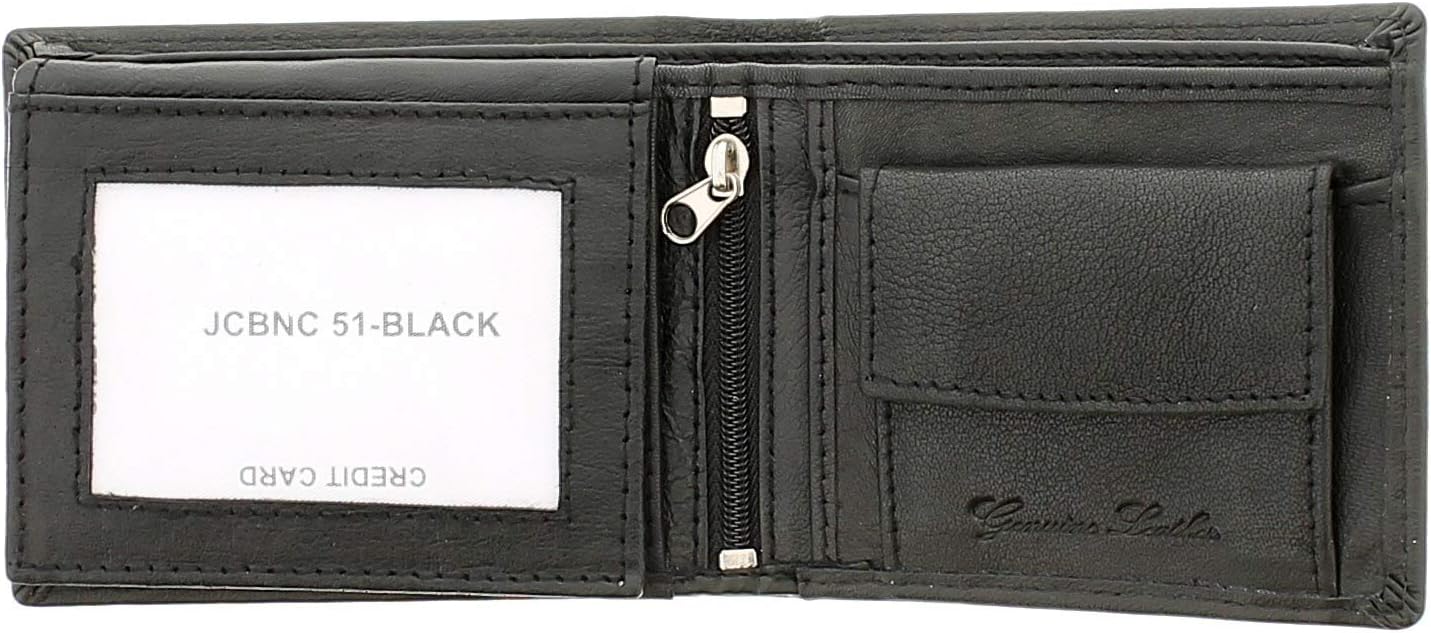 JCB - Classic Leather Wallet with RFID Protection Technology