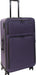 Bordlite Lightweight 4 Wheel Purple Suitcase Soft Luggage Travel Cabin Bag, Easy Roll Suitcase - Purple